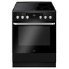 Image de Cuisinière Vitrocéramique Pose Libre 60x60 Cm 77 L Noir Amica