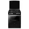 Image de Cuisinière mixte amica acm7035rn noir mat 85x60x60 cm 3 gaz + 1 plaque électrique
