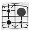 Image de Cuisinière Mixte 77 L Acier Blanc 85x60x60 Cm Amica