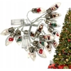 Image de Guirlande De Noël Ampoules Avec Figurines Pour Fenêtre Rideau Lumineux De Noël