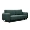Image de Canapé convertible 3 places tissu vert foncé - drake DRAKE