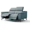 Image de Canapé 2 places avec 2 relax électriques fiero, tissu menthe FIERO