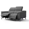 Image de Canapé 2 places avec 2 relax électriques fiero, tissu gris FIERO