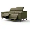 Image de Canapé 2 places avec 2 relax électriques fiero, tissu olive FIERO