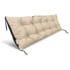 Image de Coussin De Jardin 120x40 Cm Imperméable Pour Banc En Palette, Beige