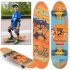 Image de Paw Patrol Chase Planche à roulettes en bois pour garçons 61cm planche antidérapante 20-50kg