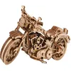 Image de Maquette en bois - WOODEN CITY - Cruiser V-Twin - A monter soi-même - 168 pièces - Roues caoutchoutées