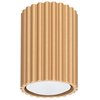 Image de Plafonnier Aluminium Doré Gu10 1 Karbon 10