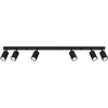 Image de Plafonnier Aluminium Noir Gu10 6 Karbon