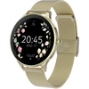 Image de Montre Connectée Femme Avec Bracelet En Maille Élégante Inoxydable Dorée Forever