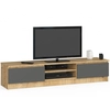 Image de Akord Furniture Factory Op0lrtvclp160-artsza Support Tv Et Centre De Divertissement 2 Étagères