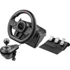 Image de Volant de jeux - Tracer - Ensemble volant avec pédales - Compatible PS3 PS4 Xbox - 270° rotation - USB