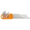 Image de Clés Torx - NEO - 8 pièces - Acier Chrome-vanadium - Surface chromée