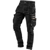 Image de Pantalon de travail 5 poches en jean noir taille S