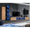 Image de Ensemble Meuble Tv "switch Xxvi" 320cm Naturel & Noir