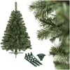 Image de Sapin de Noël Ultra Réaliste Artificiel Springos Sapin Vert 150 cm - Support 3 Bras PVC 140 Tips