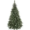 Image de Sapin de Noël artificiel - SPRINGOS - 150 cm - Neige artificielle - Vrais cônes - PVC