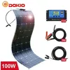 Image de Dokio   panneaux solaires flexibles 18V/16V 100W pour camping-car/voiture/maison