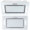 Image de Hotte sous-meuble - JANSHOP - 52 cm - Blanche - Éclairage LED - Débit 380 m3/h - 3 niveaux de vitesse
