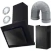 Image de Hotte Décorative Murale Berdsen Bt-215 60 Cm Noir Led