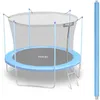 Image de Poteau pour trampoline - Neo-Sport - 183 cm - Filet intérieur - Hauteur 150 cm - Longueur 85 cm - Bleu - Montage facile