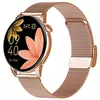 Image de Montre Connectée FW58 Vanad Pro IP68 avec Bracelet en Maille Milanaise Maxcom Dorée