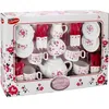 Image de Dinette - Coffret Dinette motif fleurs rose - 4 pièces - Développe la créativité - Mixte