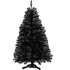 Image de Sapin de Noël - SPRINGOS - Noir - 150 cm - Aiguilles écologiques - Montage facile