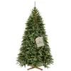 Image de Sapin de Noël artificiel - SPRINGOS - Épicéa de Sibérie - 220 cm - Durable - Facile à installer