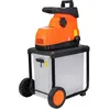 Image de Broyeur de Végétaux Électrique RURIS ST200S 2800W - Branches 45 mm Bac 60L avec Verrouillage Chassis Mobile Roues