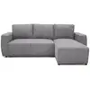 Image de Canapé d'angle convertible réversible 3-4 places pharell - velours côtelé anthracite - coffre de rangement - l224 x p155 x h85 cm A108468