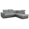 Image de Canapé d angle convertible daytona casapy réversible avec coffre gris anthracite 120x190 A131911