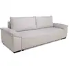 Image de Canapé Convertible Avec Coffre - 3 A 4 Places - Norman - Tissu Beige - 240 X 85 X 85 Cm