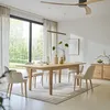 Image de Table Ã  manger avec allonges intÃ©grÃ©es effet bois clair L180 en occasion ou reconditionné