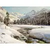 Image de D-toys Puzzle Peder Mørk Mønsted Paysage Hivernal Suisse 1000 Pièces