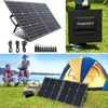 Image de Kit Panneau Solaire 100W 18V Portable ETFE pour Smartphone PC ordinateurs Portable Camping Extérieur Chargeur
