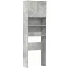Image de (79121)Accesoire pour lave-linge/sèche-linge CHICMeuble de machine à laver gris béton bois dingénierie FR
