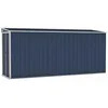 Image de (57733)Cabane/abris de jardin CHIC Abri de jardin mural Anthracite 118x382x178 cm Acier FR