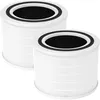 Image de Lot de 2 filtres de rechange pour purificateur dair : filtre HEPA H13 3 en 1 filtre à charbon actif haute efficacité et pré