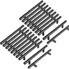 Image de 20pcs 128 mm Acier Inoxydable T Barre Noir Cuisine Poignée barre de porte dArmoire avec Vis