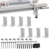 Image de Support de montage photovoltaïque pour toit en tuiles dacier de couleur pied en L 8 pièces support en alliage daluminium pour