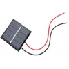 Image de Lot de 2 Mini Panneaux Solaires Polycristallins Panneau solaire photovoltaïque pour Accueil Bricolage projets scientifiquesJouets