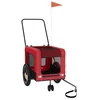 Image de Meilleures Remorque de vélo-Remorque de marchandises-pour animaux de compagnie rouge et noir SSDC3843505
