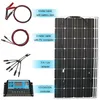 Image de Kit de Panneau Solaire Flexible Sortie 12V Convient pour Bateau Voiture Camping-Car Système solaire de 300 W