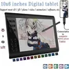 Image de Tablettes Graphiques10*6 IPS HD graphique dessin numérique tablette moniteur stylo affichage 233 Point lecture rapide pression #C