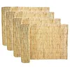 Image de Lot de 4 canisse en Bambou brise vue clôture de jardin décorative extérieur pour jardin et terrasse - P. 100 x L.500 cm