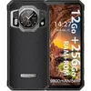 Image de OUKITEL WP21 Smartphone Robuste 12Go + 256Go 9800mAh 64MP 678 FHD+ et Smart Écran arrière IP68 Téléphone 4G NFC GPS - Noir