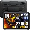 Image de Blackview Active 8 pro Robuste Tablette Tactile 16Go + 256Go 10.36 Écran Batterie 22000mAh Tablette PC 48MP Double SIM 4G - Noir