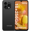Image de Smartphone Pas Cher DOOGEE N55 PRO Android 14 16Go + 256Go/1TB Écran de 6.56Batterie 5150mAh Caméra 13MP Double SIM/OTG/GPS Noir