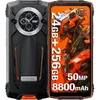 Image de OSCAL PILOT2 Smartphone Robuste 24Go + 256Go 6.5 120Hz 50MP 8800mAh IP68 Téléphone Portable Incassable NFC GPS Double SIM 4G Orange